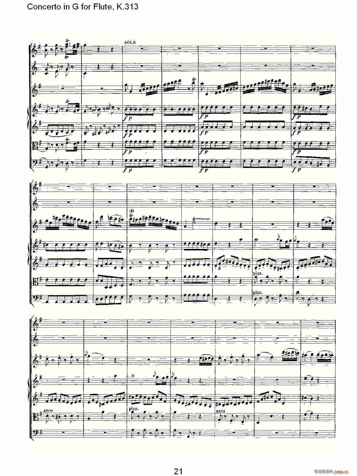 Concerto in G for Flute, K.313（G调长笛协奏曲, K.313）22