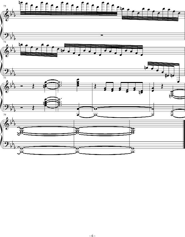 君だけを��ていた-钢琴谱(钢琴曲)-久石让6