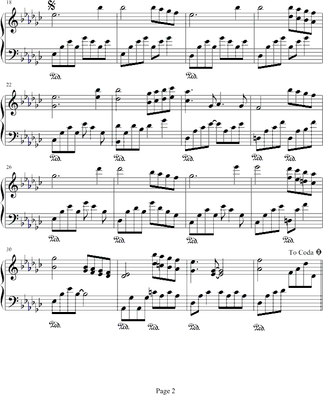Sundial Dreams-钢琴谱(钢琴曲)-Kevin Kern2