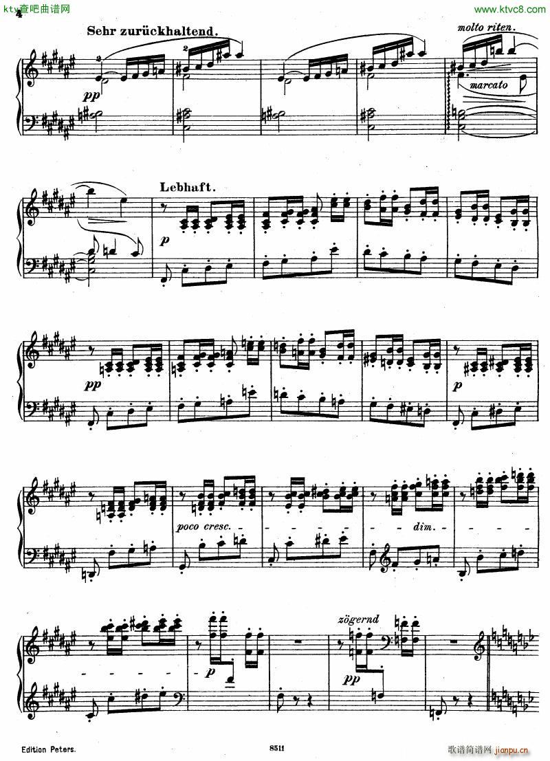 D Albert op 16 no 3 Intermezzo3