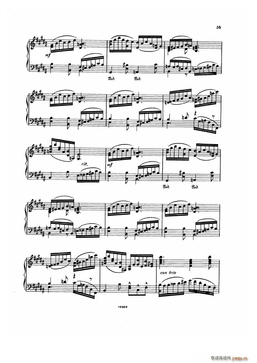 Albeniz op 65 Etudes no 1 735