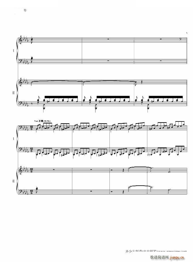 帕格尼尼主题狂想曲（11 18变奏）_拉赫马尼若夫21
