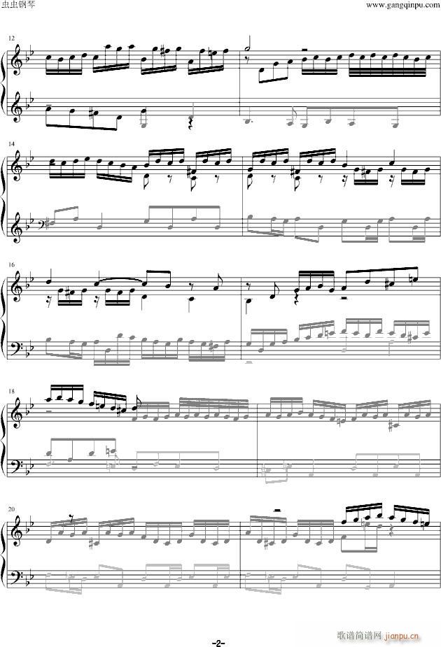 BWV578 Littlle Fugue_巴赫-P.E.Bach2