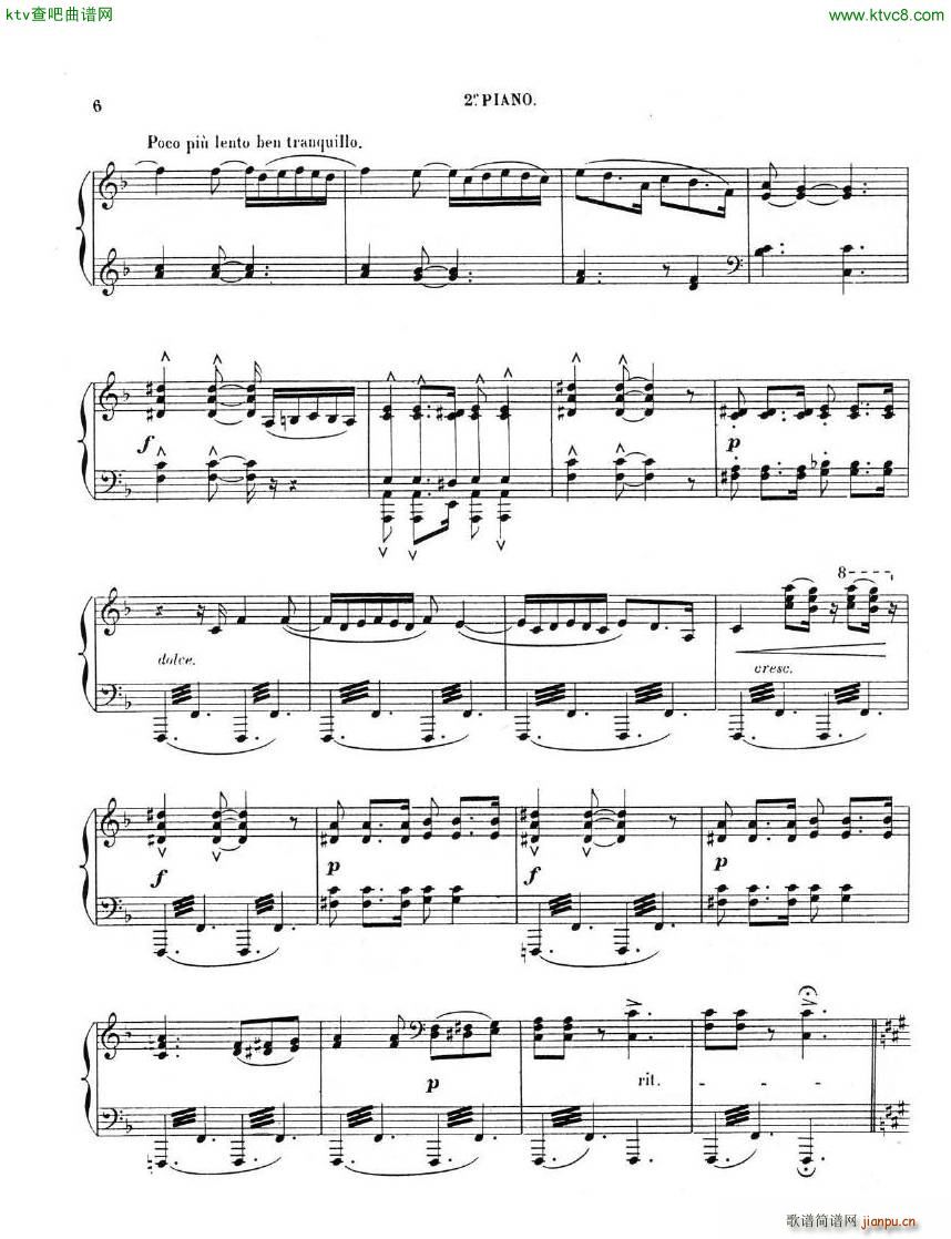 Chaminade Cecil La Sevillane for 2 pianos 4 hands15