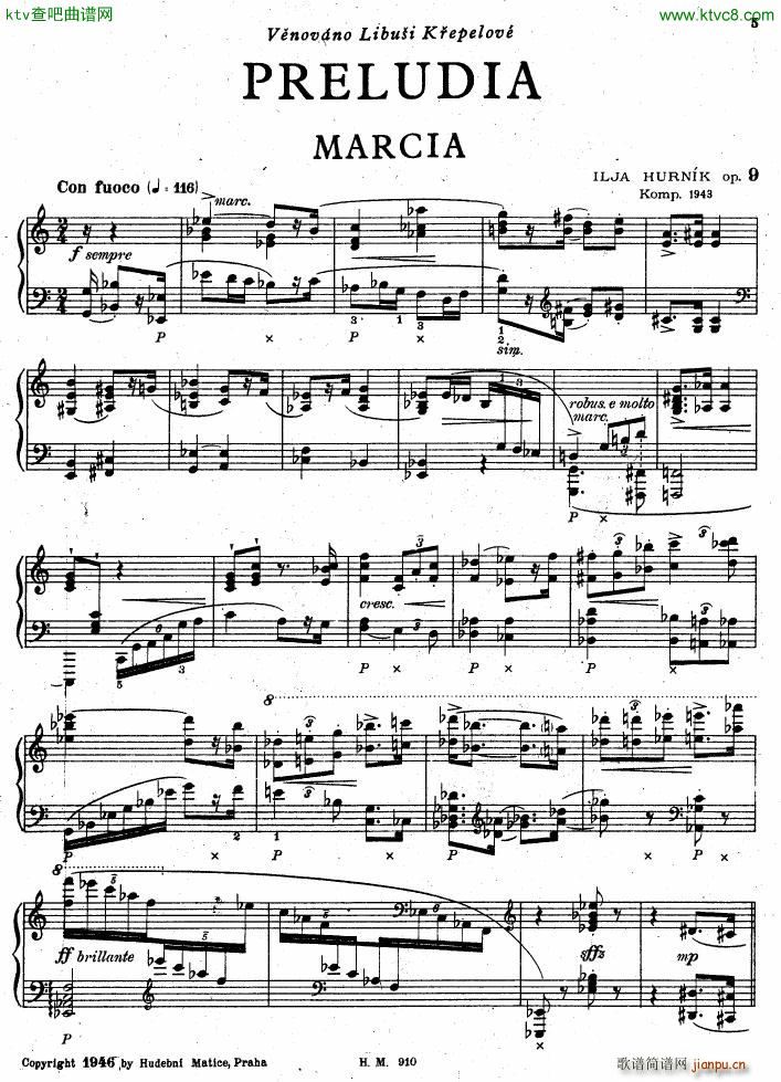 Hurnik preludes op 91