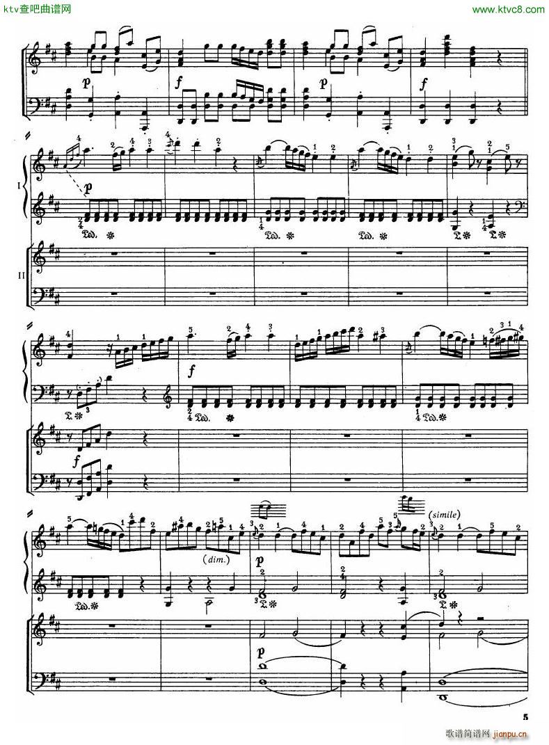 Haydn Piano Concerto in D Major 2pf3