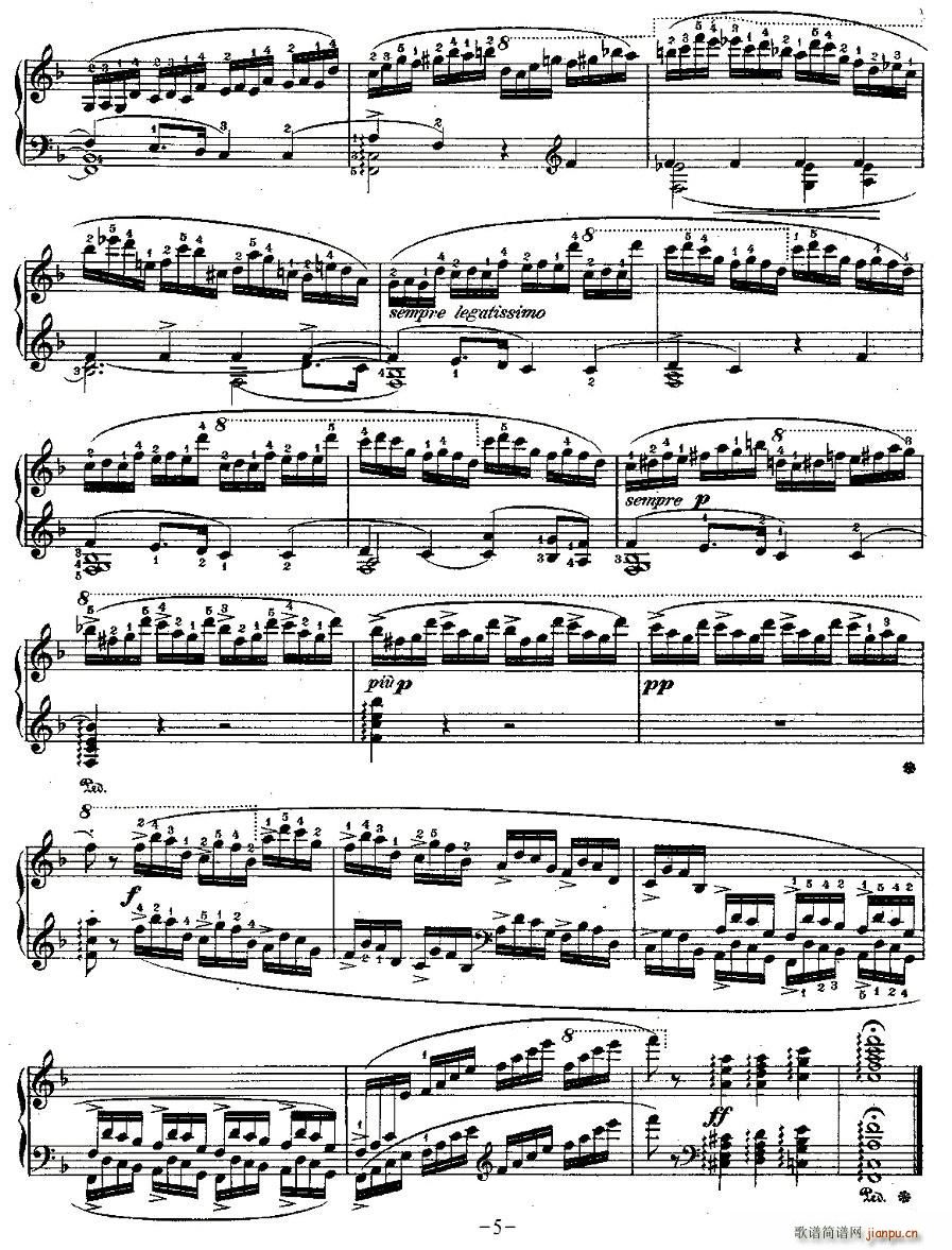 肖邦钢琴练习曲，Op.10之八5