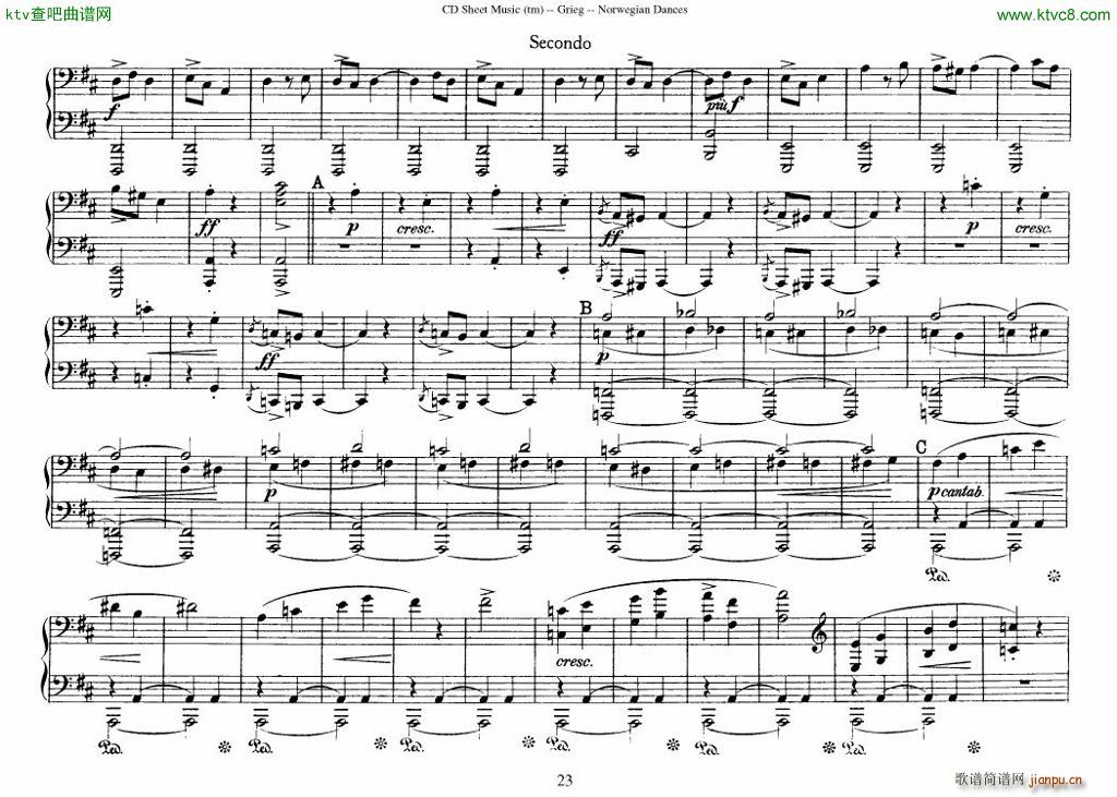 Grieg Norwegian Dance Op 35 1 4 Duet23