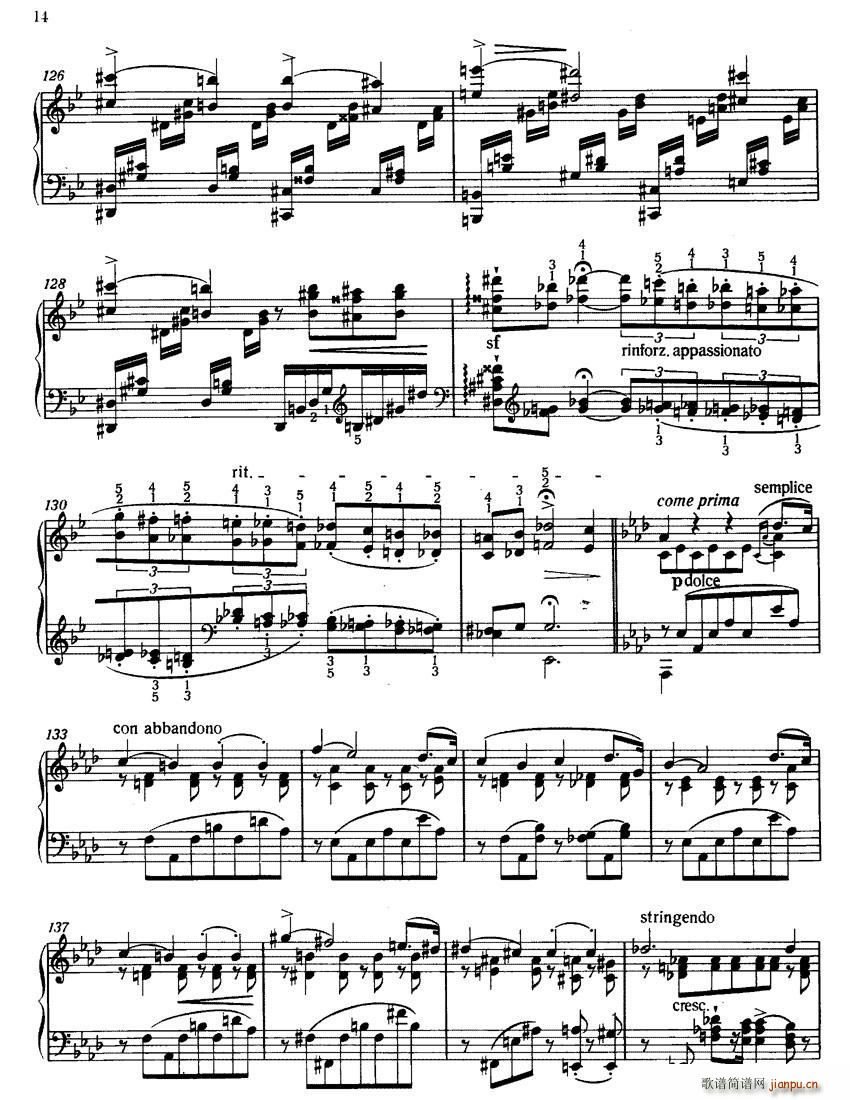 李斯特-音乐会练习曲《悲歌》_叶普盖尼 基辛12