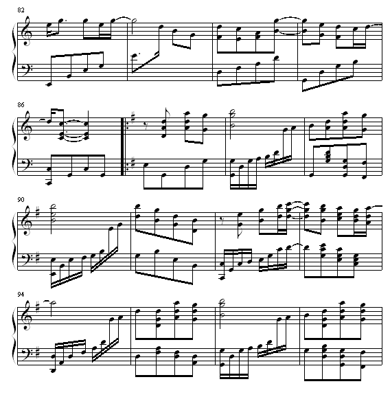 我的左手旁边是你的右手-钢琴谱(钢琴曲)-赵靖怡6