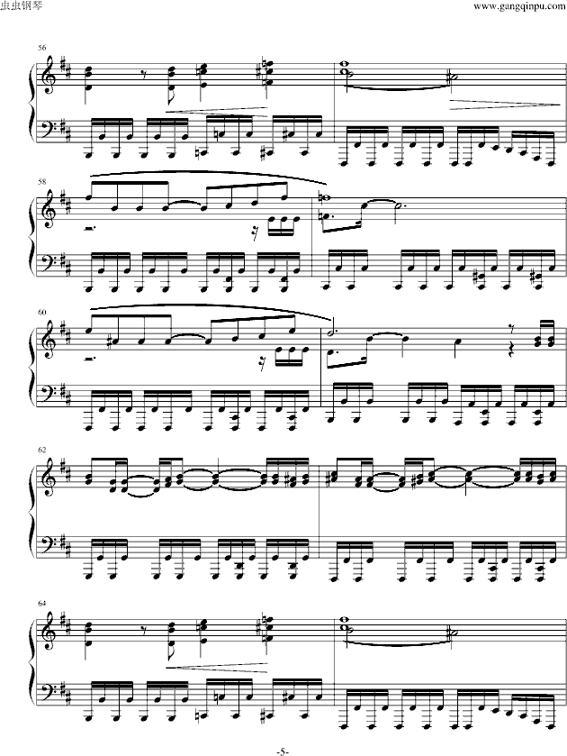冥王 - 钢琴版-钢琴谱(钢琴曲)-Sound Horizon5