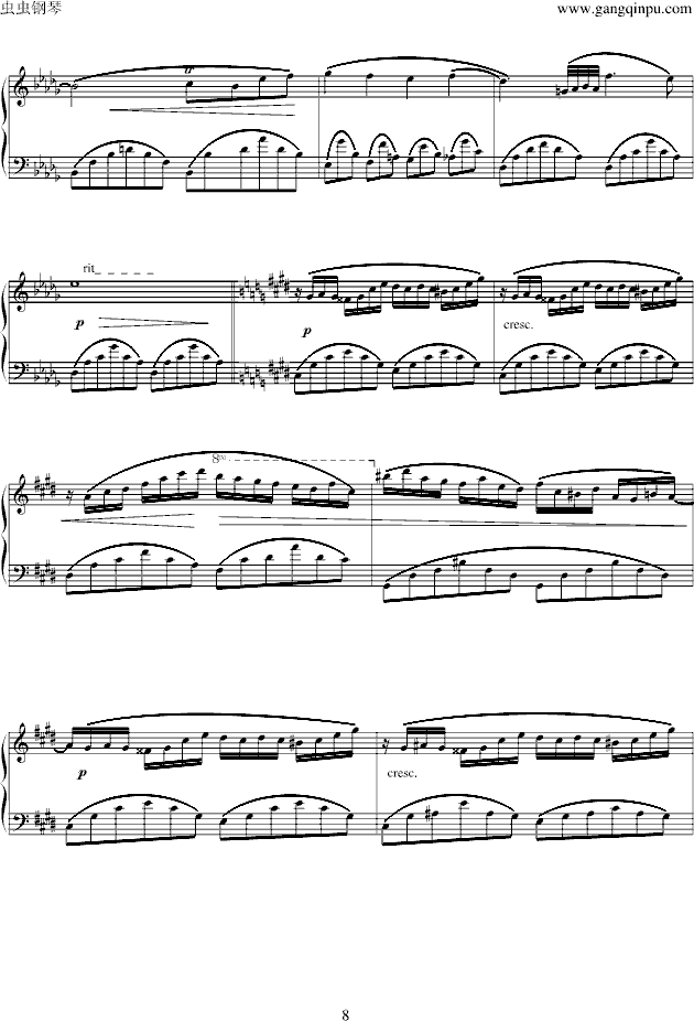 幻想即兴曲Op.66-钢琴谱(钢琴曲)-肖邦-chopin8