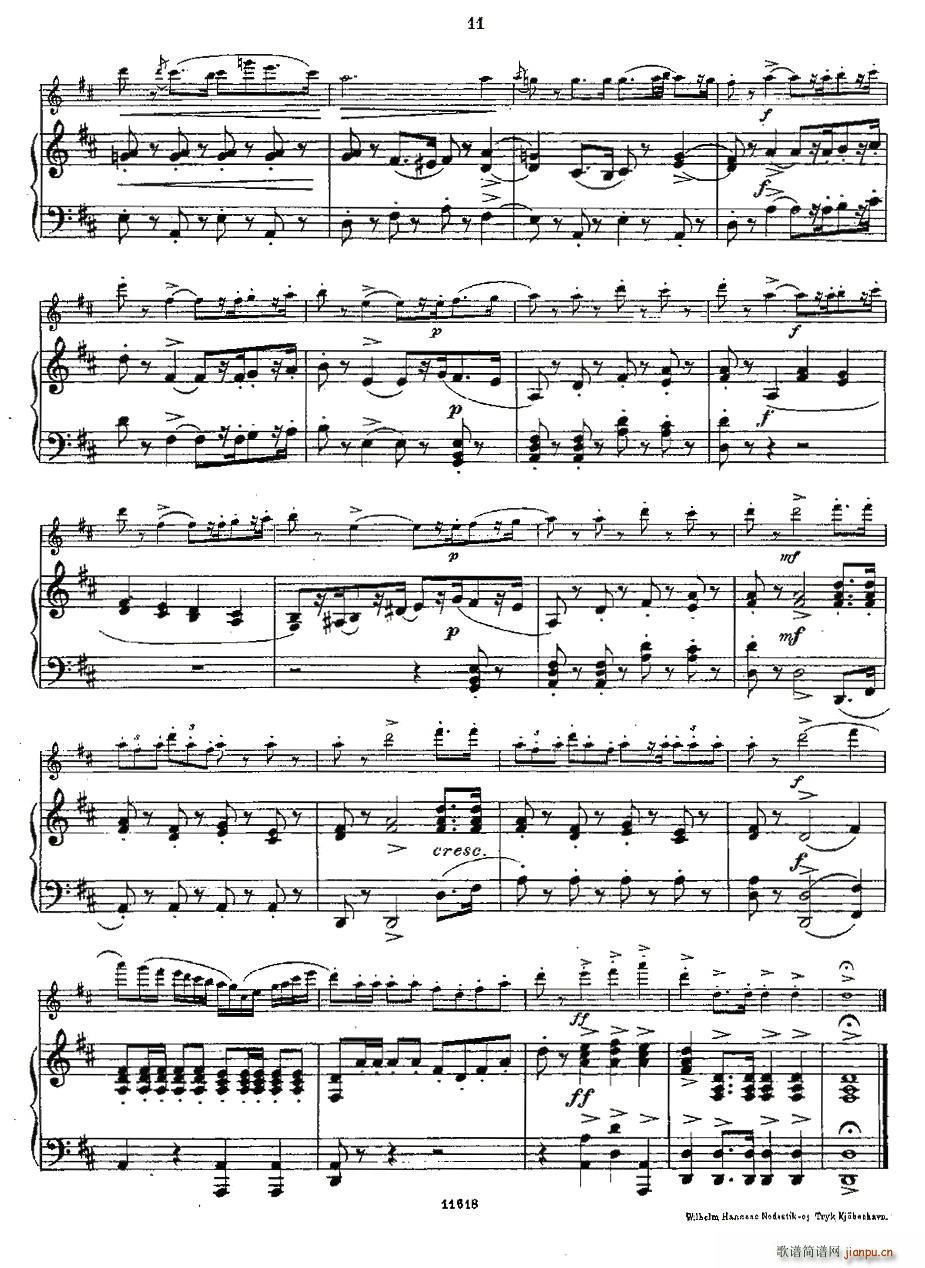 Opern-Transcriptionen.Op.45-3（长笛+钢琴伴奏）11