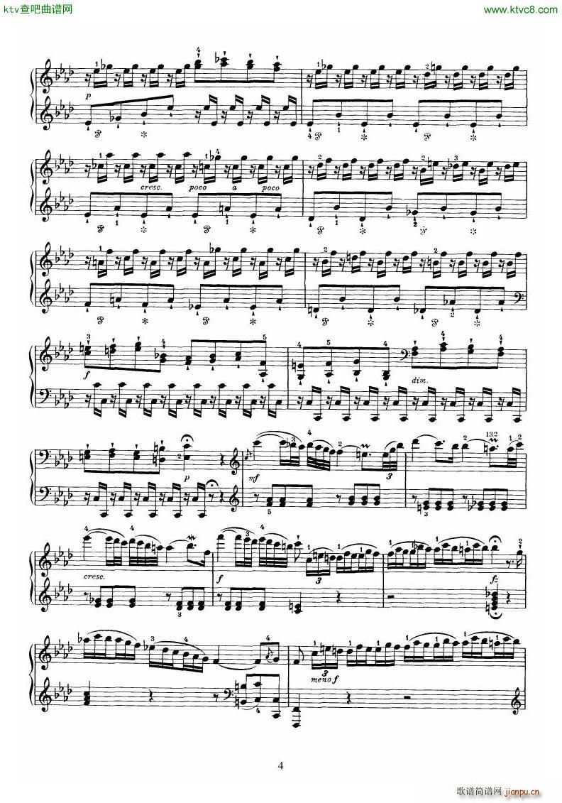 Piano Sonata No 46 in Ab4