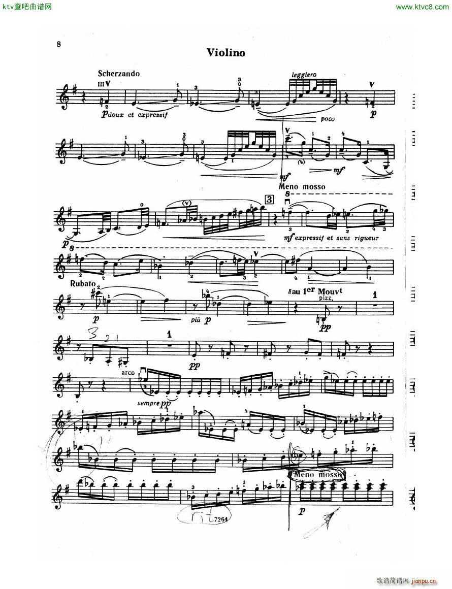 Debussy Violin Sonata Vn8