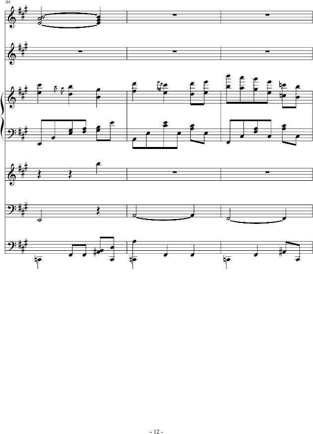 夜洛第六首圆舞曲――蝴蝶姬(To WY)-钢琴谱(钢琴曲)-ellocz12