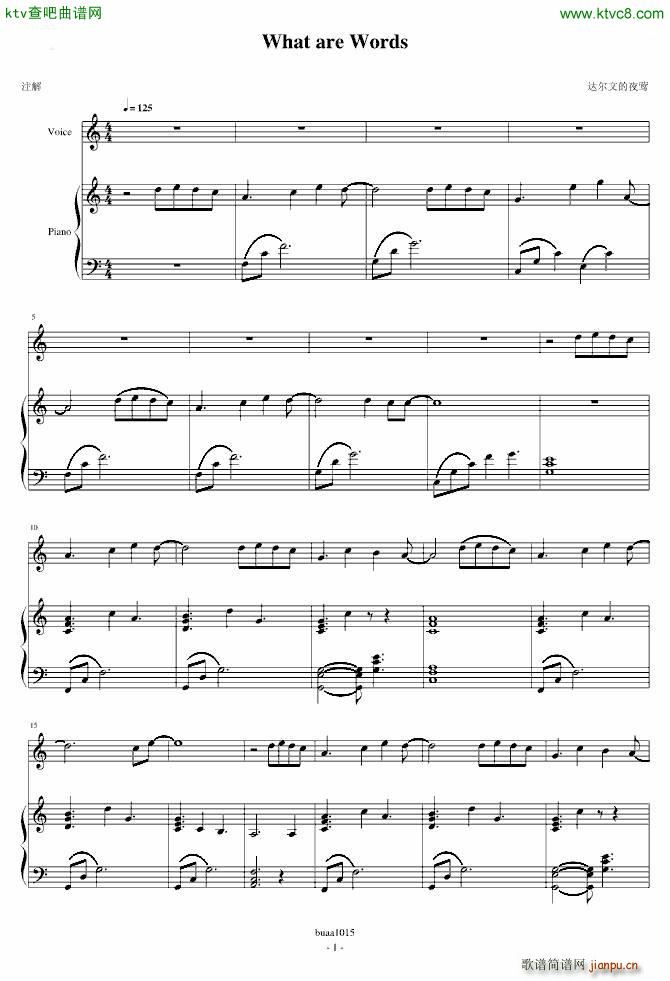 what are words弹唱改良版_Chris Medina1