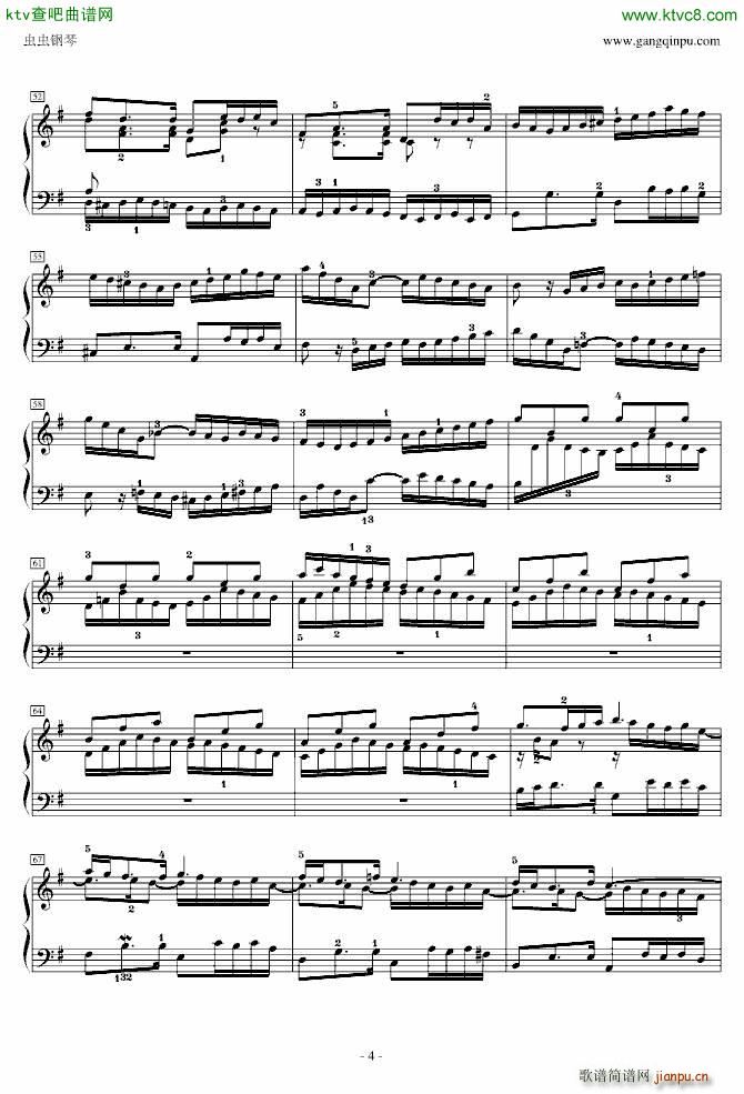 前奏曲 英国组曲5_巴赫4