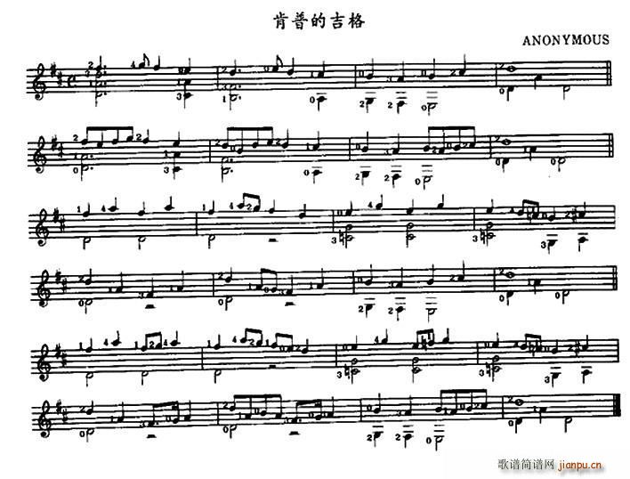 肯普的吉格（古典吉他）1