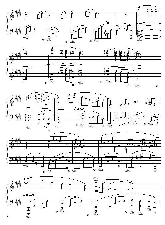 落叶的梦-钢琴谱(钢琴曲)-苗波4