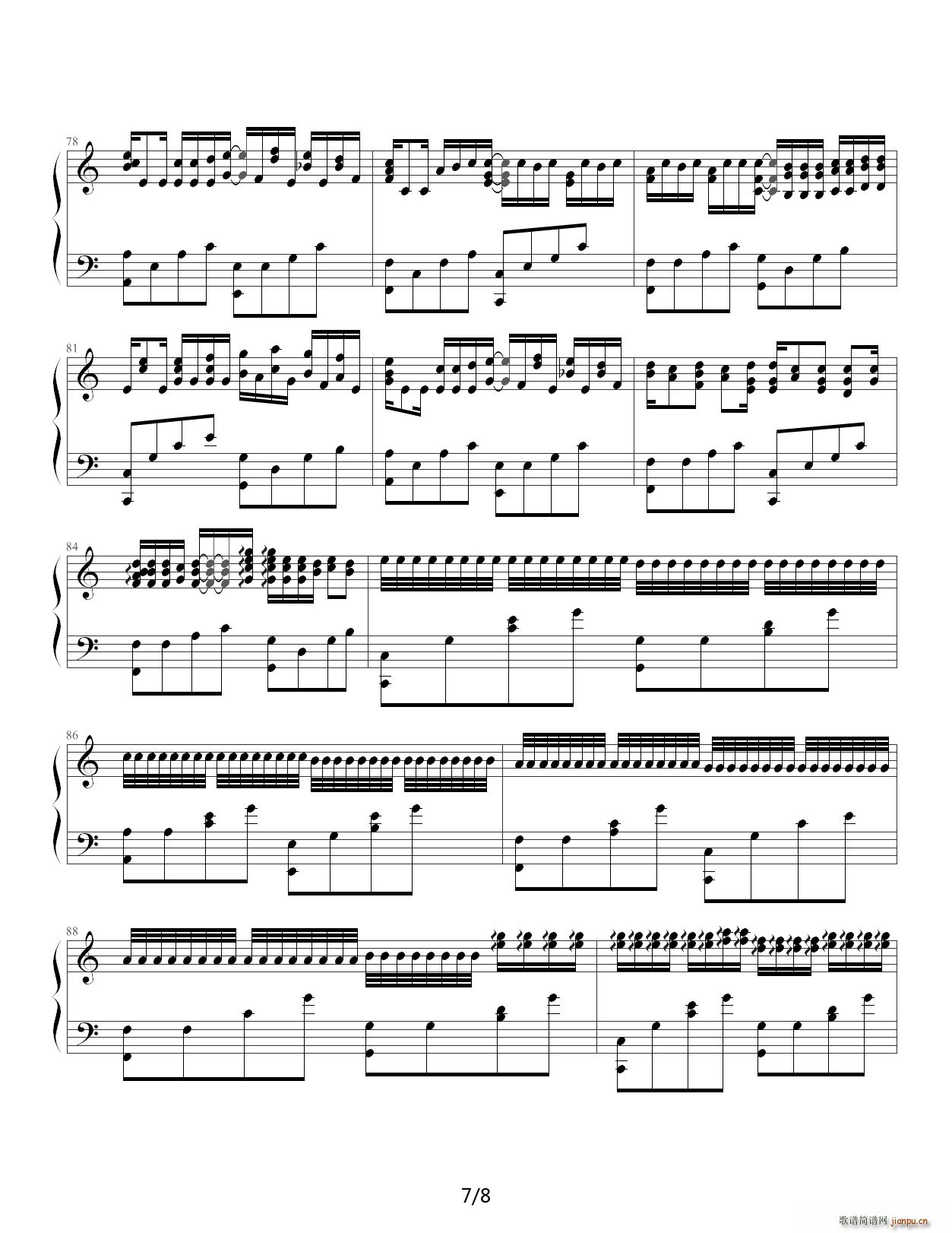 《卡农》乔治温斯顿 现场版 C调7