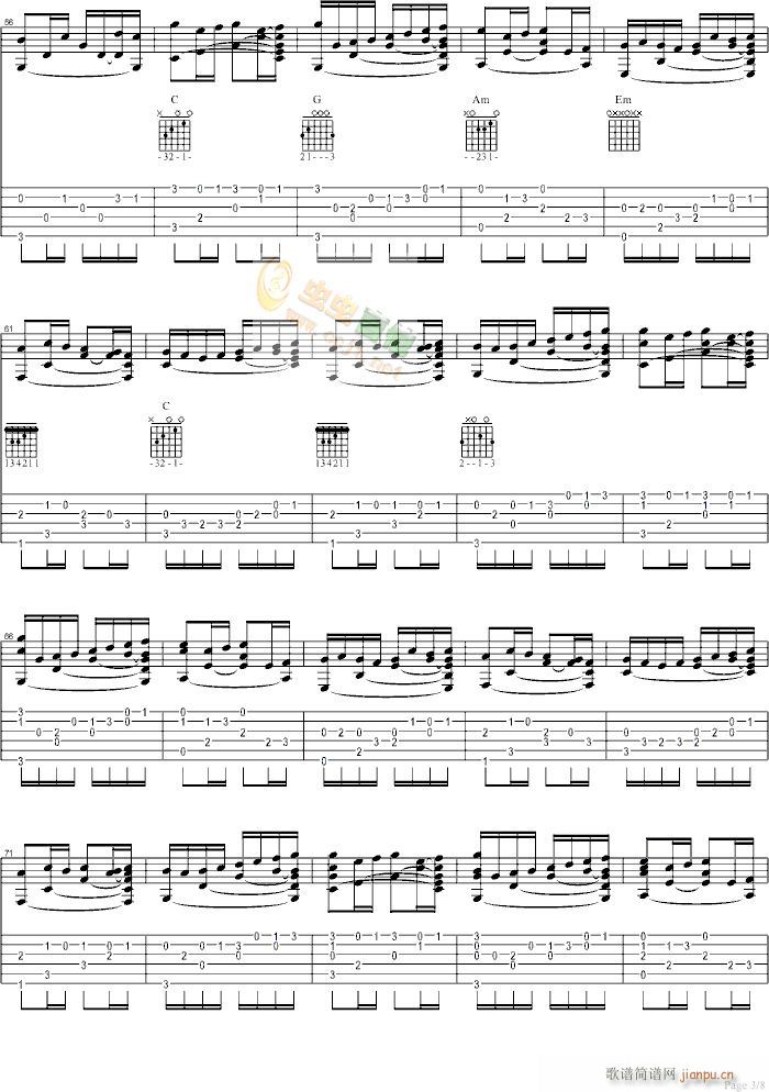 cann-卡农-木吉他指弹版_影视3