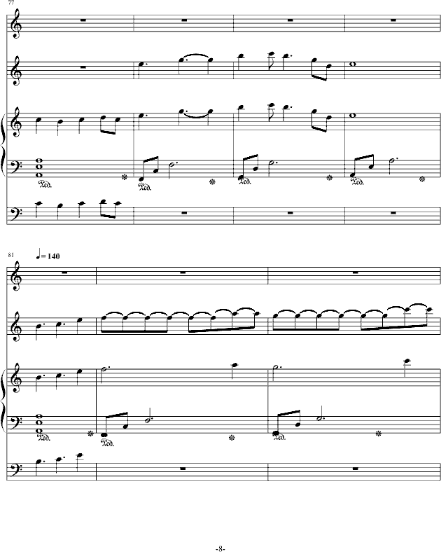 风之彼岸 再版 其实是新曲-钢琴谱(钢琴曲)-30281028