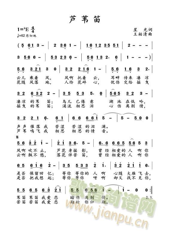 芦苇苇笛_王柏清1