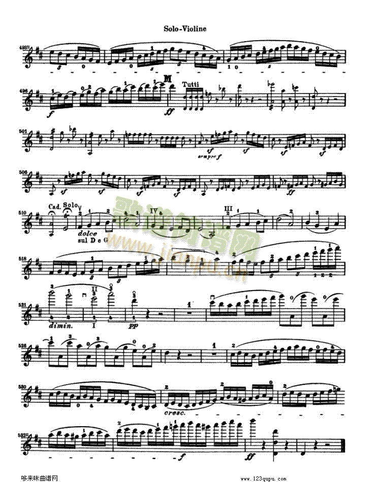贝多芬小提琴协奏曲(konzert fur violine)11