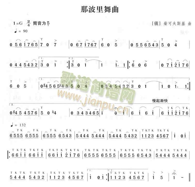 那波里舞曲（柴可夫斯基）1