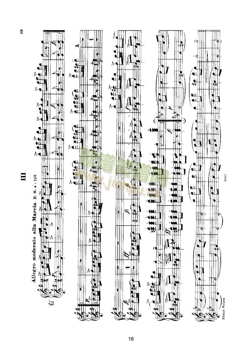 挪威舞曲（四手联弹op.35） 键盘类 钢琴18