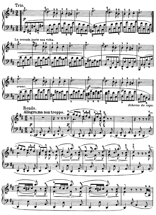 第十五钢琴奏鸣曲-（Op.28）16