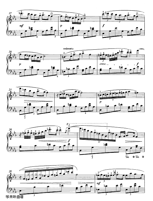 夜曲21号作品 c小调(遗作)-肖邦2