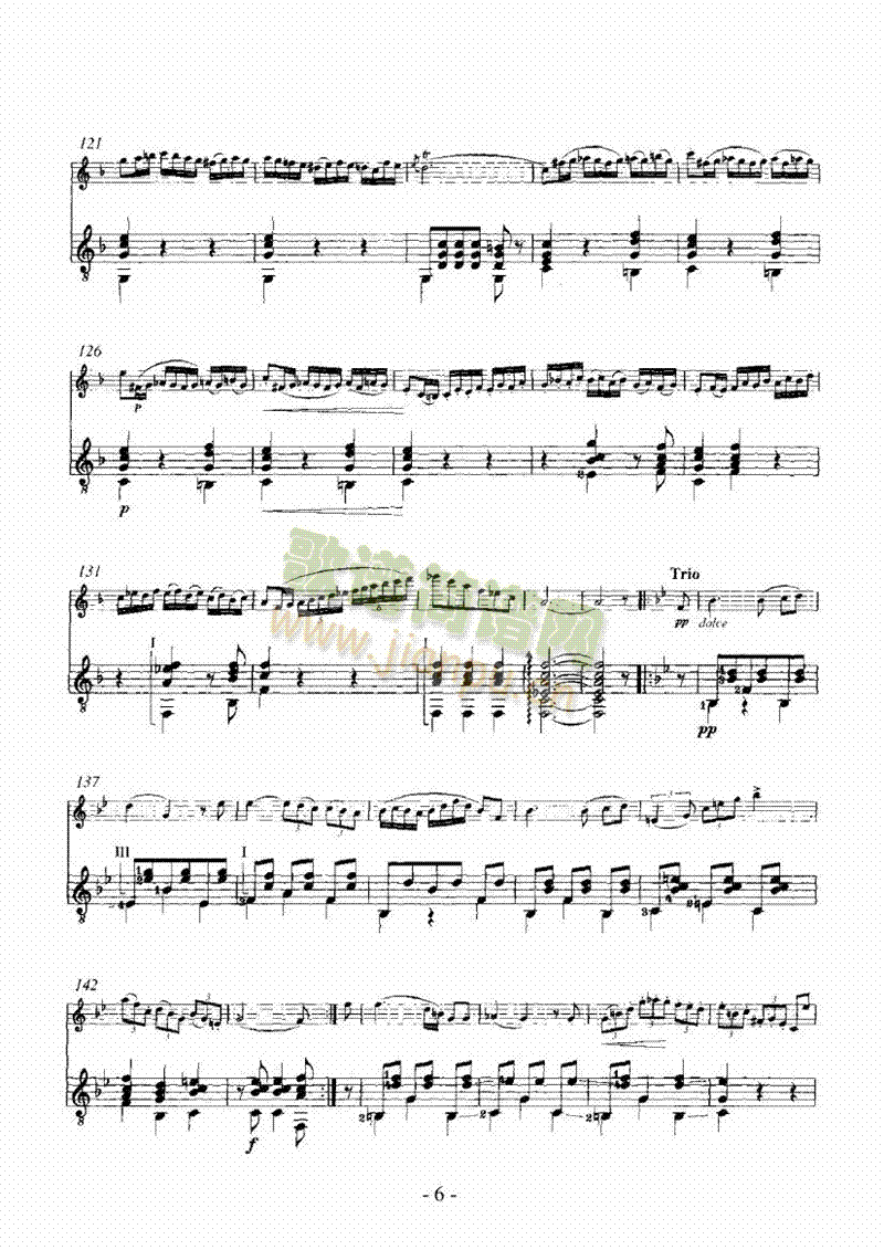 波拉卡舞曲（吉他伴奏） 管乐类 长笛6