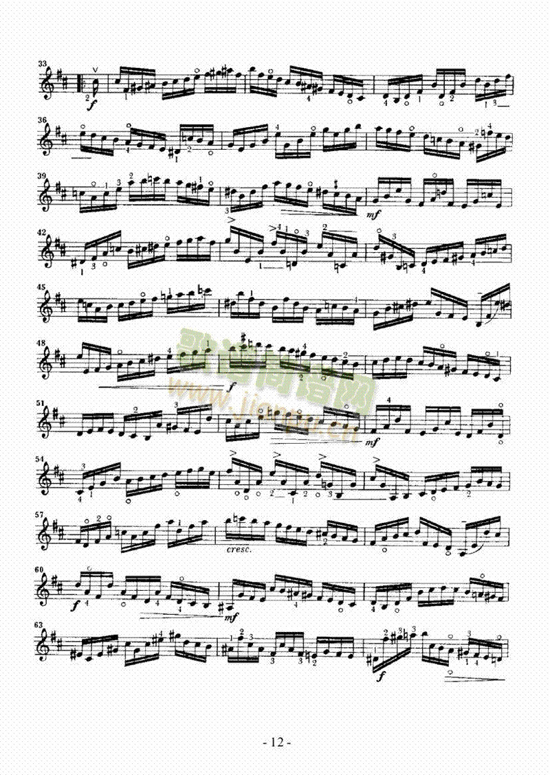 六首无伴奏奏鸣曲及组曲―独奏 弦乐类 小提琴12