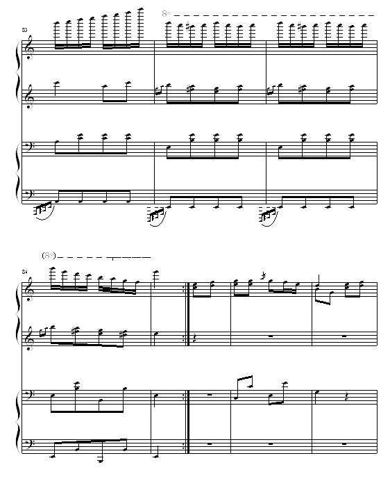 土耳其进行曲四手联弹13