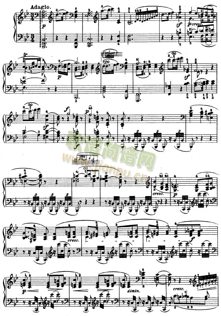 暴风雨-d小调第十七钢琴奏鸣曲 - Op.31―28
