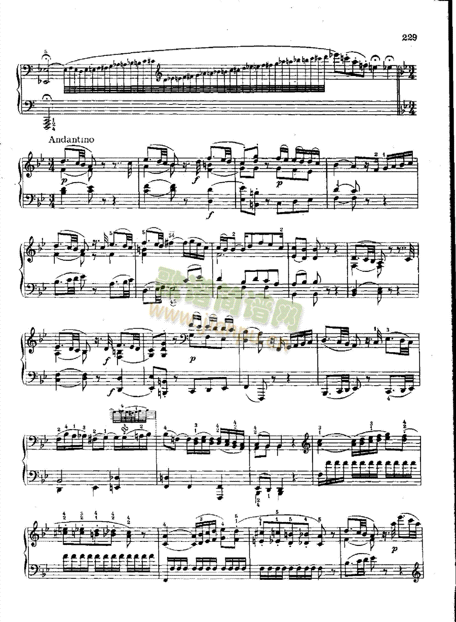 奏鸣曲Nr.475 键盘类 钢琴6