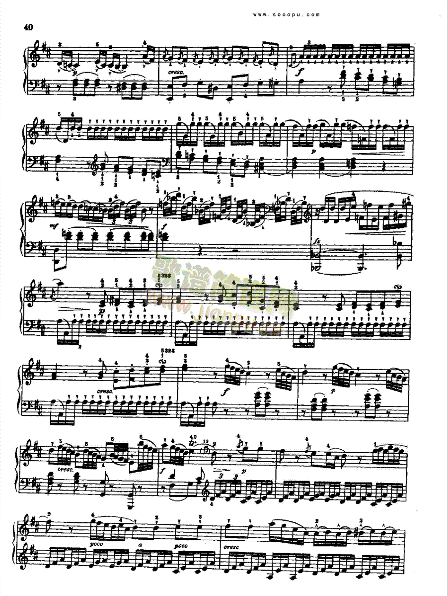 奏鸣曲 五1767 键盘类 钢琴6
