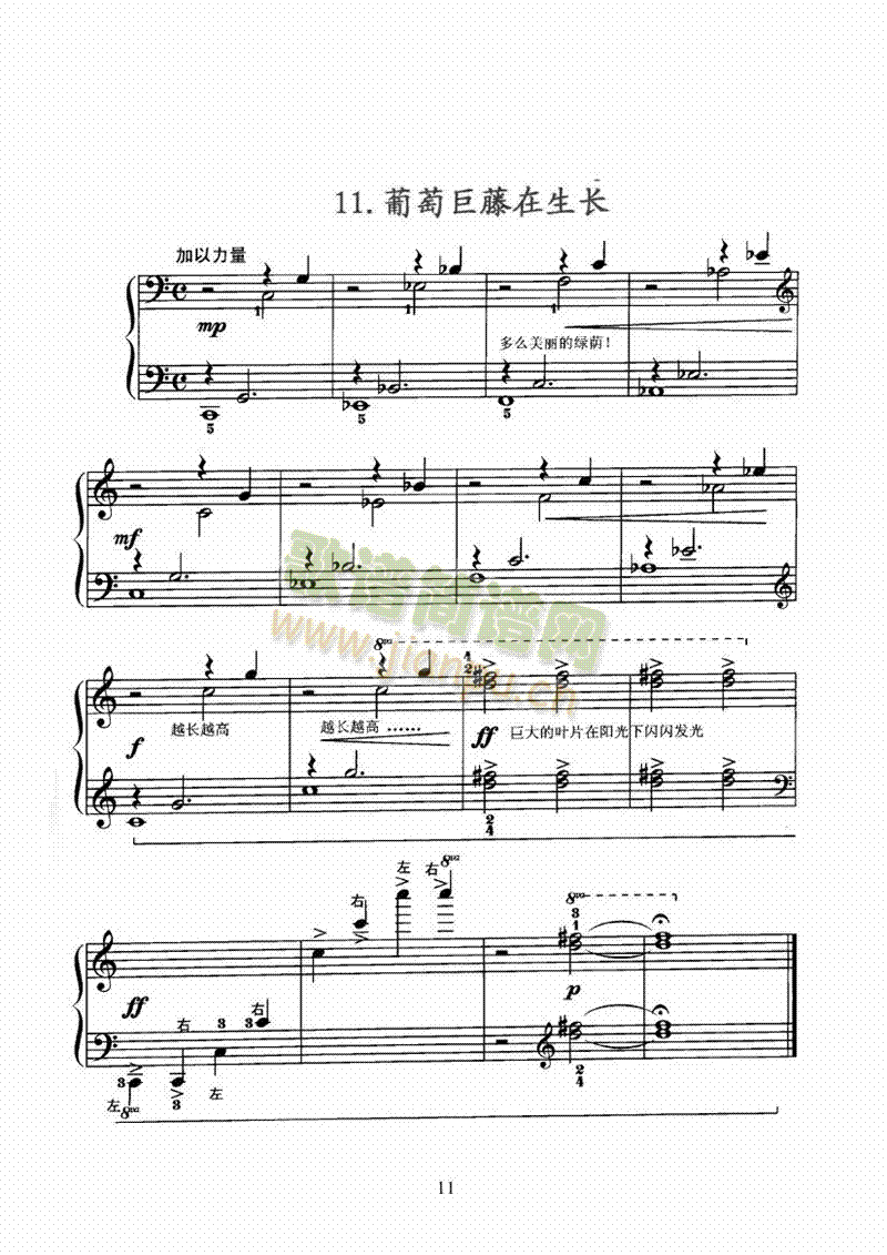 热带丛林中的一天 键盘类 钢琴11