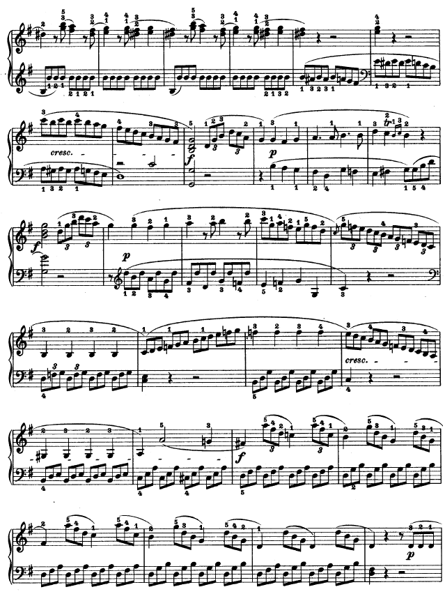 第二十钢琴奏鸣曲-Op.49 No.23