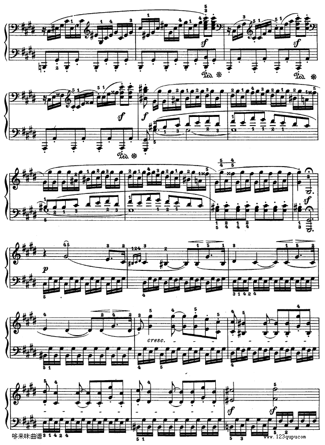 第十四钢琴奏鸣曲-《月光曲》-（Op.27 No.2）-贝多芬10