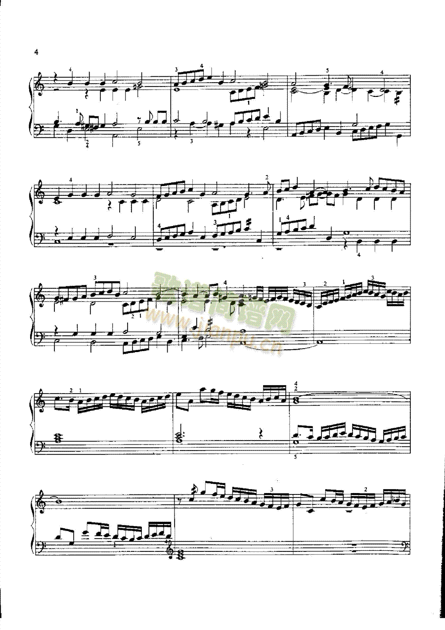 前奏曲托卡塔 键盘类 钢琴2