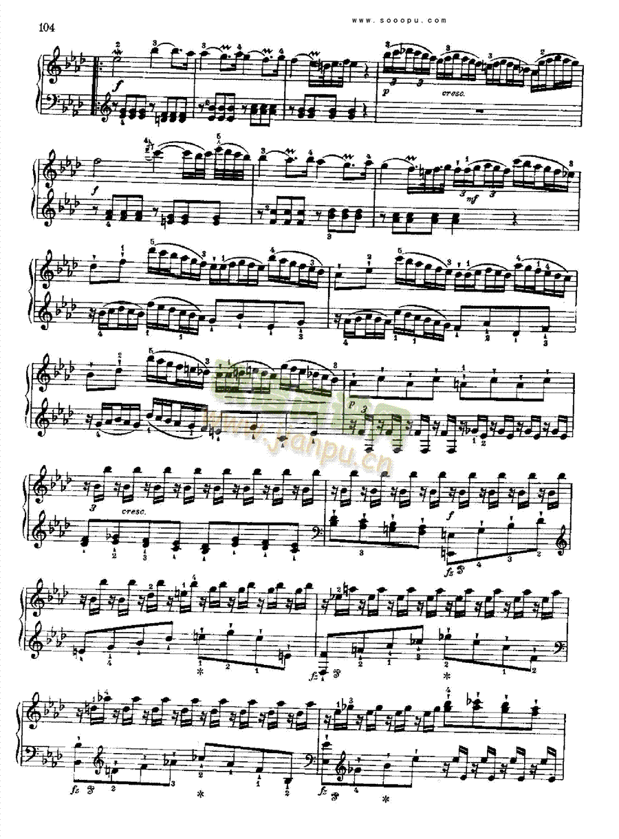 奏鸣曲十一1786年出版 键盘类 钢琴3