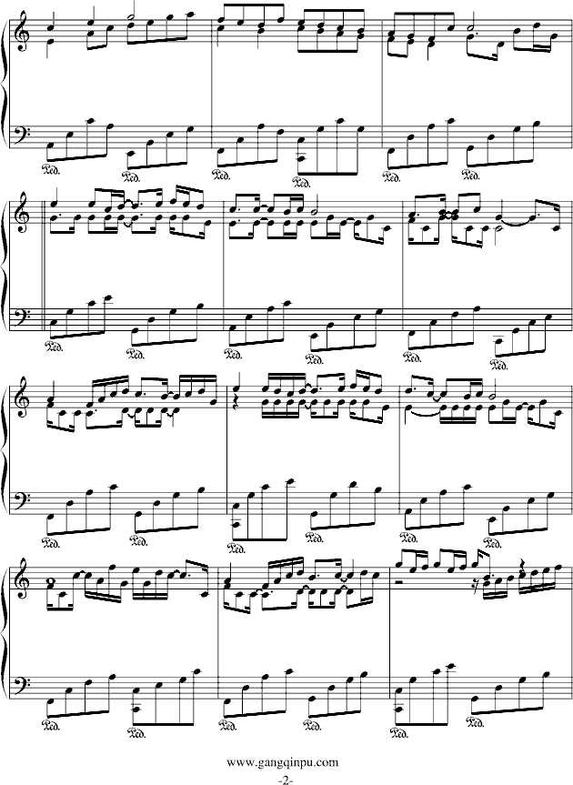 卡农-（C Major）接近原版2
