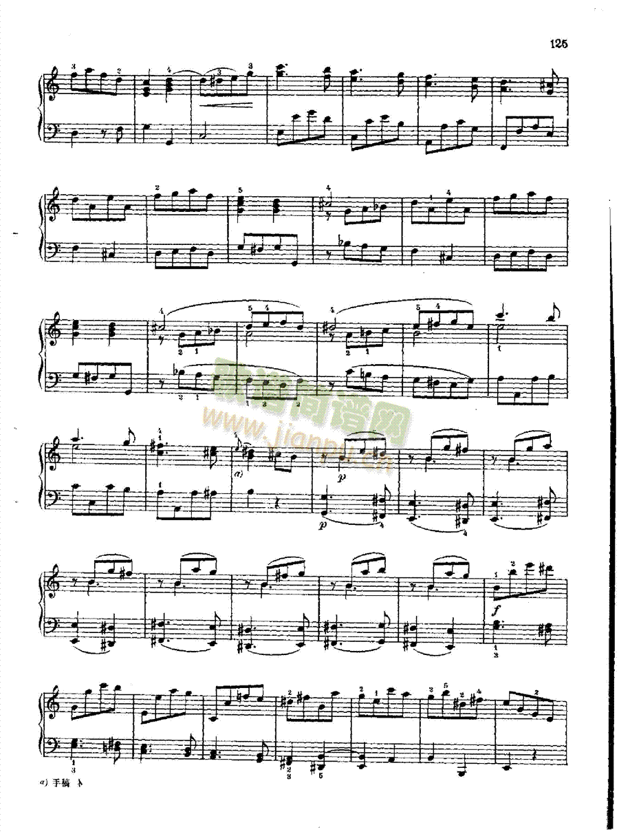 奏鸣曲Nr.810 键盘类 钢琴15