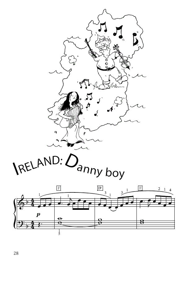 Danny boy(简易钢琴谱)1