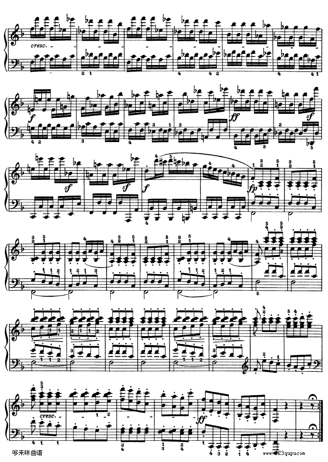 F大调第六钢琴奏鸣曲 - Op.10―2-贝多芬14