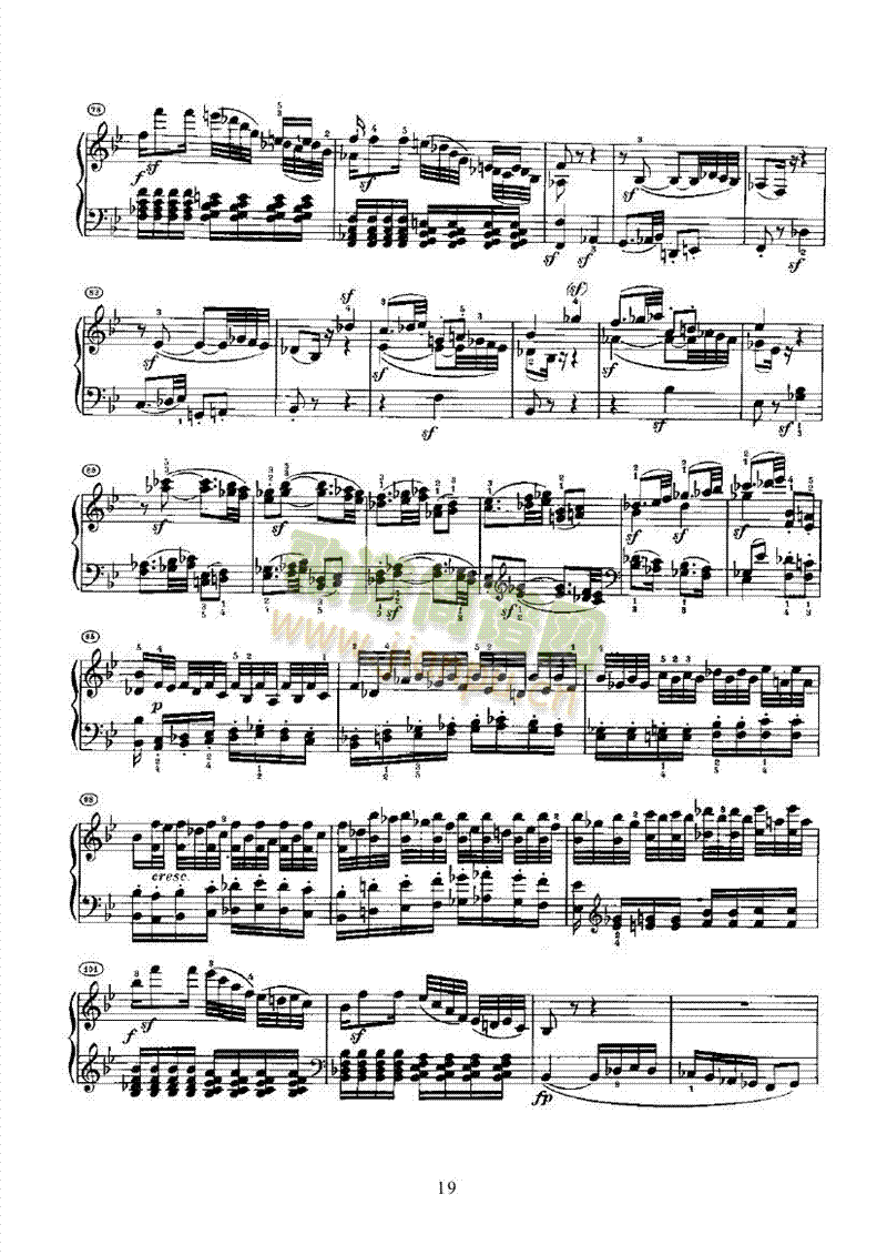 奏鸣曲(Opus22) 键盘类 钢琴19