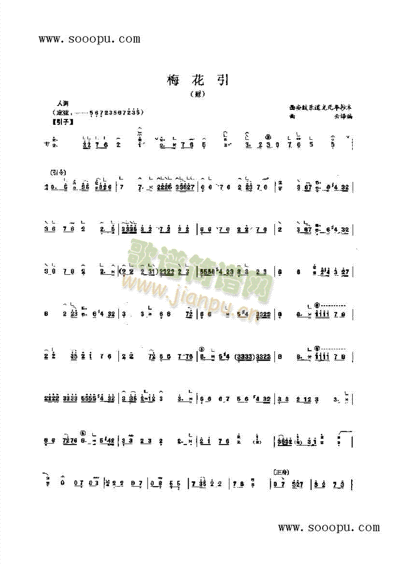 梅花引 民乐类 古筝1